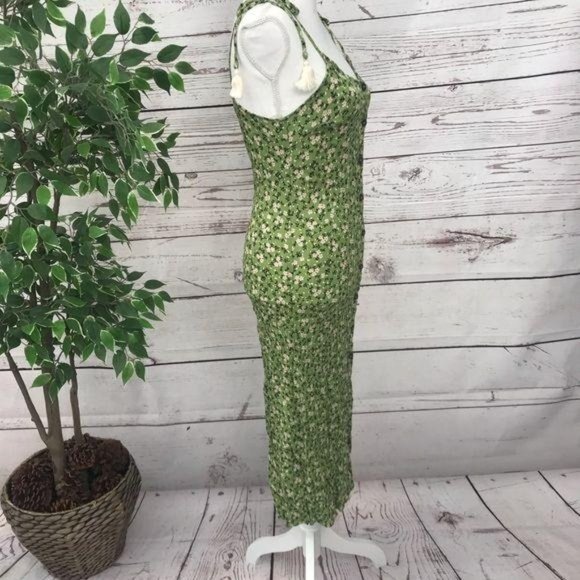 All In Favor Button Down Floral Midi Dress NWOT - Picture 6 of 10